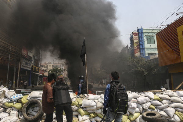 ​미얀마 군부 쿠데타 시위 / 사진=EPA, 연합뉴스 제공