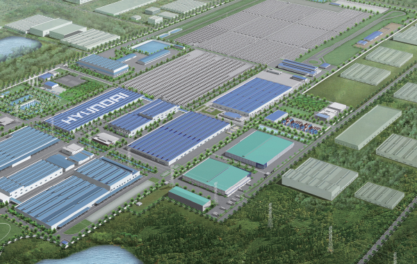 현대자동차 인도 생산공장 전경. 사진=현대자동차 제공