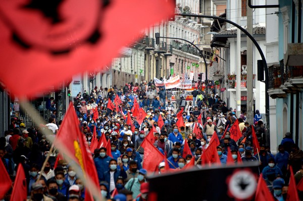 에콰도르에서 발생한  물가 인상 반대 시위 [사진=AFP/연합뉴스]