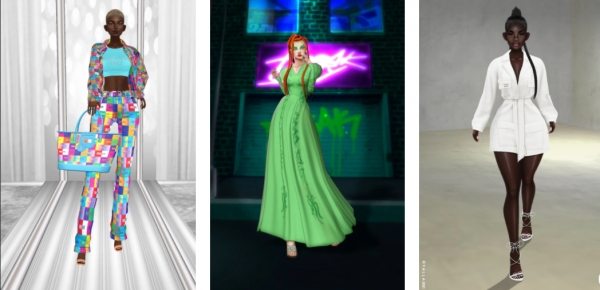 [사진=메타버스 가상 런웨이, 보그]