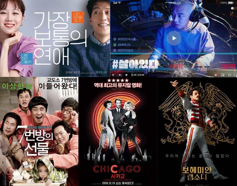 [사진=NEW, 롯데엔터테인먼트, 미라맥스, 20세기 폭스]