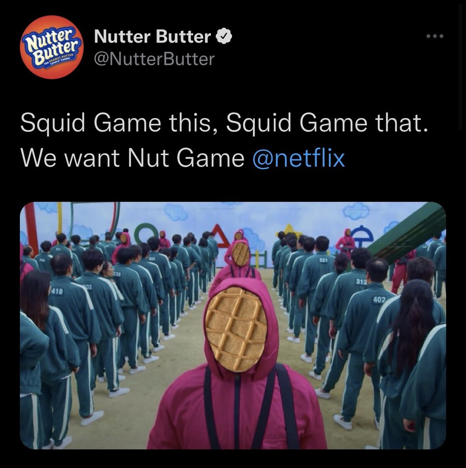 [사진=Nutter Butter 트위터]