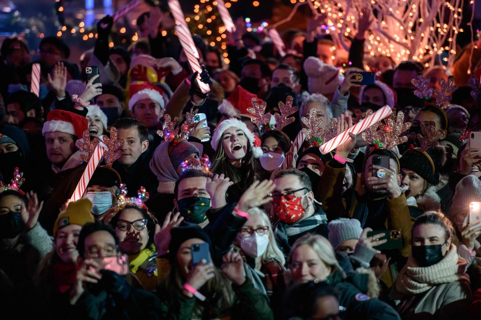 AFP/연합뉴스, 축제를 즐기는 뉴욕시민들