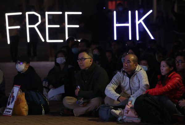 [사진=홍콩 반정부 집회 현장, 연합뉴스]