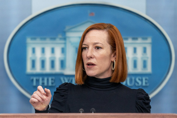 [사진= 젠 사키 백악관 대변인, 연합뉴스]