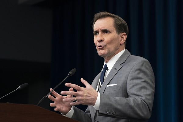 [사진=존 커비 미 국방부 대변인, AP/연합뉴스]