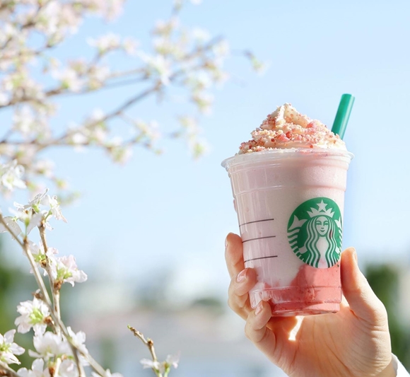 [사진=프룻 젤리 요거트 프라푸치노, 스타벅스 일본 공식 인스타그램]
