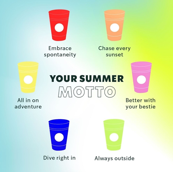 [사진=각 색별로 존재하는 미국 스타벅스 음료, 스타벅스 미국 공식 인스타그램]