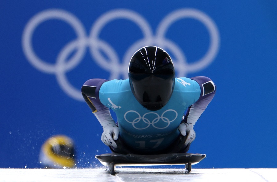 [사진=스켈레톤 국가대표 김은지, 로이터/연합뉴스]