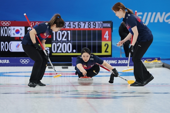 [사진=한국 여자 컬링 국가대표팀.연합뉴스]