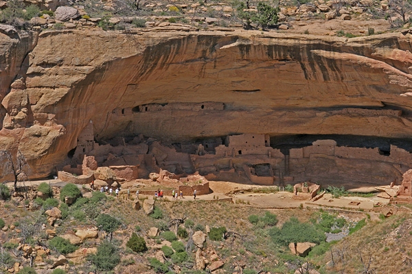 메사 버드 국립공원 안의 과거 인디언 건축물들[출처=위키미디어]