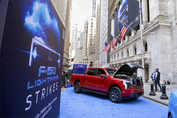 전기 자동차 포드 F-150 라이트닝 [사진=AP/연합뉴스]
