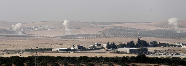 사진=2016년 튀르키예와 시리아 쿠르드 무장세력 간 교전이 벌어졌던 국경도시 카르카므시의 모습/EPA, 연합뉴스