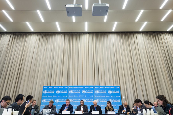 사진=국제보건기구(WHO)가 2020년 1월 코로나19에 대해 공중보건 비상사태를 선언했을 당시 회의 모습/EPA 연합뉴스