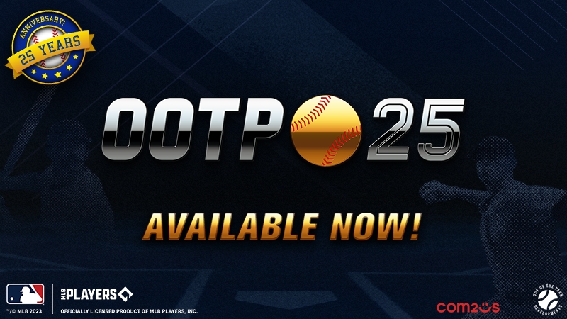 글로벌 야구 매니지먼트 게임 OOTP 25 공식 출시 이미지