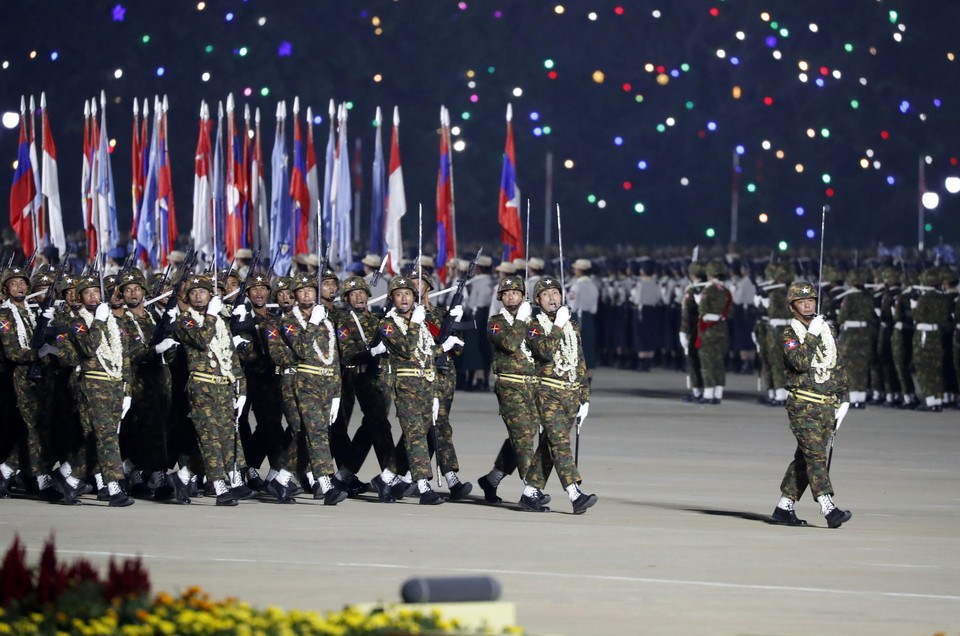 미얀마 '국군의날' 열병식. /사진=연합뉴스