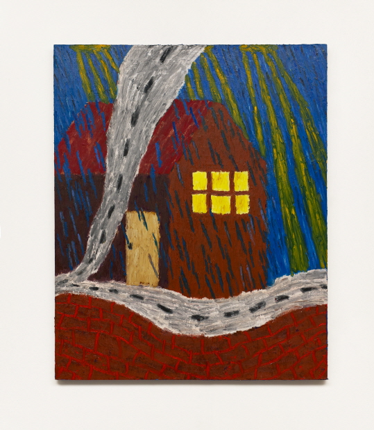 집에 있어  (65*53cm ] Oil on wood 2023/문규화 작가