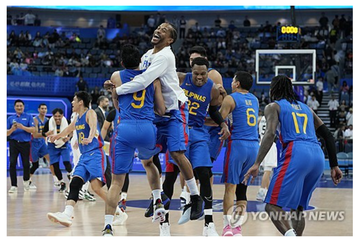 필리핀 농구대표팀/사진=연합뉴스