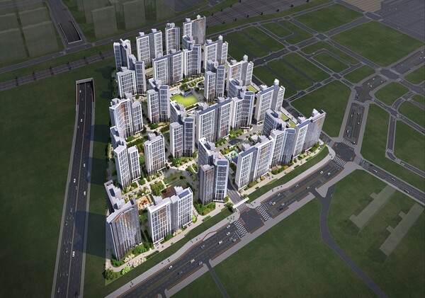 힐스테이트 오송역퍼스트 조감도. /제공=현대엔지니어링